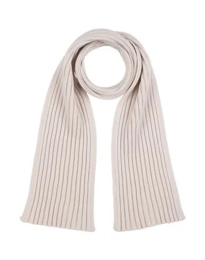 Gran Sasso Man Scarf Ivory Size - Virgin Wool, Viscose, Cashmere In White