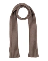 Gran Sasso Man Scarf Khaki Size - Virgin Wool, Viscose, Cashmere In Beige