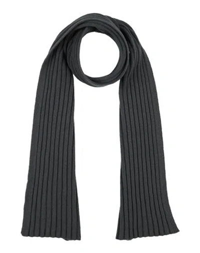 Gran Sasso Man Scarf Lead Size - Virgin Wool, Viscose, Cashmere In Grey