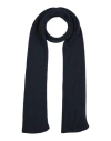 Gran Sasso Man Scarf Navy Blue Size - Virgin Wool