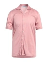 Gran Sasso Man Shirt Pastel Pink Size 40 Cotton