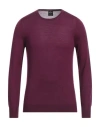 Gran Sasso Man Sweater Deep Purple Size 46 Virgin Wool