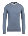 Gran Sasso Man Sweater Slate Blue Size 46 Virgin Wool