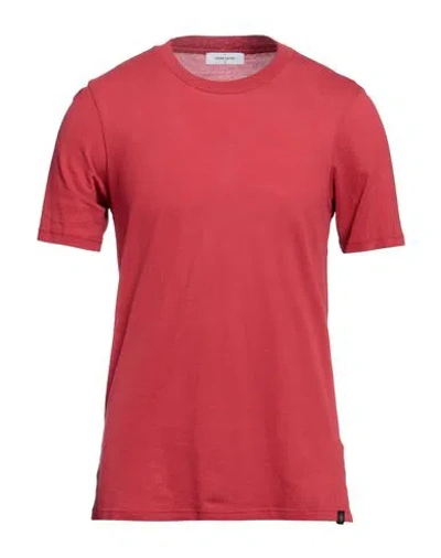 Gran Sasso Man T-shirt Red Size 38 Cotton