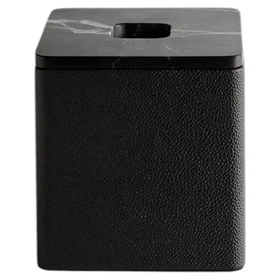 Pre-owned Greg Natale Palco Tissue Box Shagreen Nero By  In Black