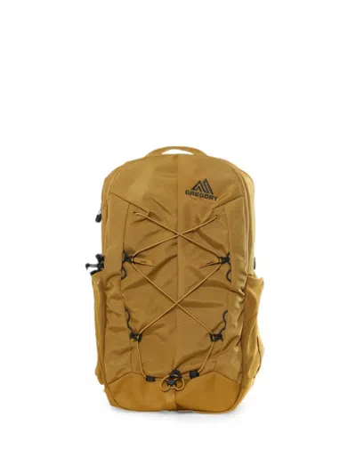 Gregory Bungee-cord Logo-print Backpack In Yellow