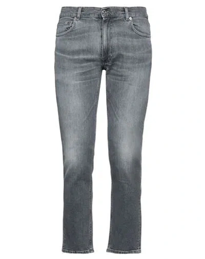Grifoni Man Jeans Grey Size 33 Cotton, Elastane