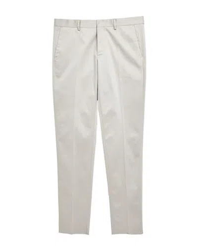 Grifoni Man Pants Light Grey Size 34 Cotton, Elastane