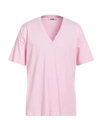 Grifoni Man T-shirt Pink Size S Cotton