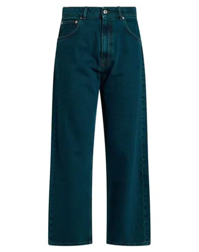 Grifoni Woman Jeans Deep Teal Size 26 Cotton In Green