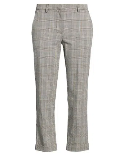 Grifoni Woman Pants Black Size 4 Cotton, Polyester, Viscose In Gray