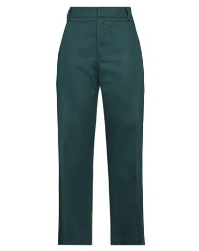 Grifoni Woman Pants Deep Jade Size 8 Cotton In Green