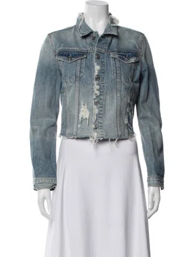 Pre-owned Grlfrnd Denim Jacket In Blue