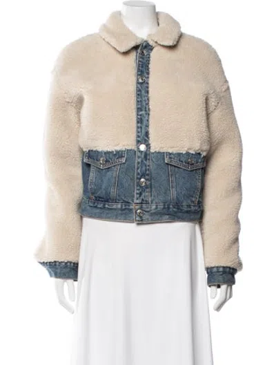 Pre-owned Grlfrnd Denim Jacket In Neutrals