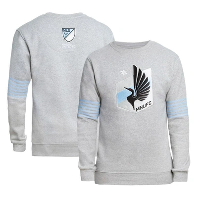 Grungy Gentleman Gray Minnesota United Fc Pullover Sweatshirt