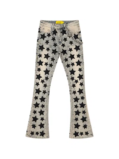 Guapi Star-appliqué Vintage Blue Jeans