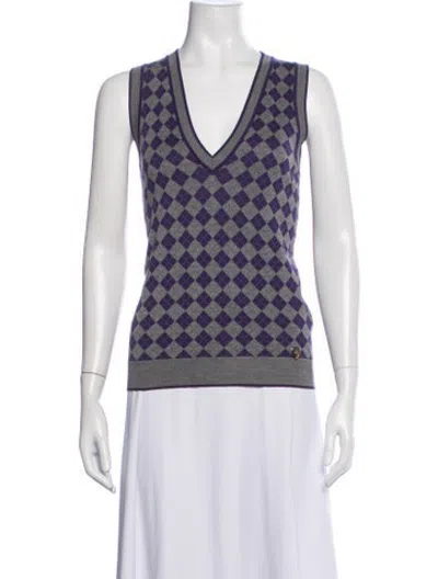 Pre-owned Gucci 2009 Wool Vest In Grey