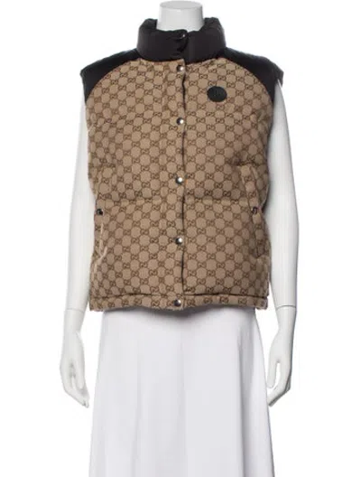 Pre-owned Gucci 2023 Patterned Vest W/ Tags In Neutrals