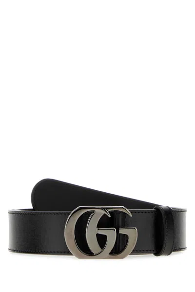 Gucci 35mm Cornelius Baby Leather Belt In Black