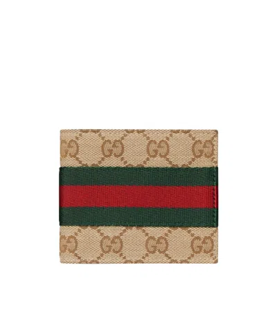 Gucci Bi-fold Wallet With Web