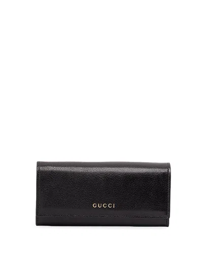 Gucci Black Leather Card Case