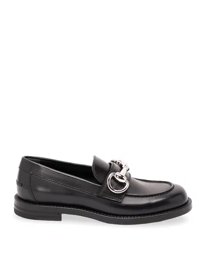 Gucci "boulevard" Black Horsebit Loafers