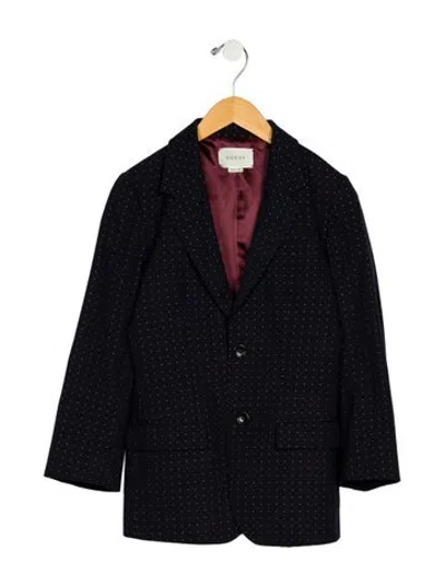 Pre-owned Gucci Kids' Boy's Blazer In Blue/red