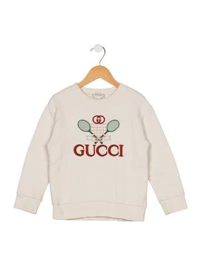 Pre-owned Gucci Kids' Boys' Long Sleeve Top In Neutrals