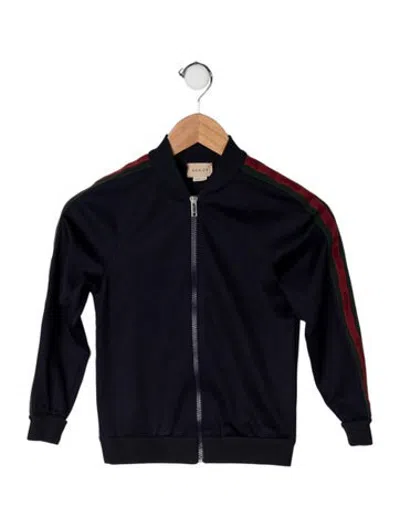Pre-owned Gucci Kids' Cotton Blend Jacket In Blue