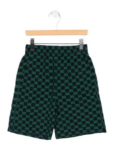 Pre-owned Gucci Kids' Cotton Shorts In Blue