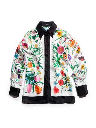Gucci Flora Place Shirt In Multi