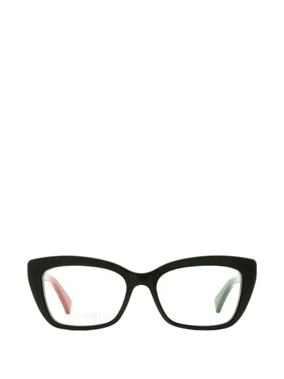 Gucci Geometric-frame Glasses In Black