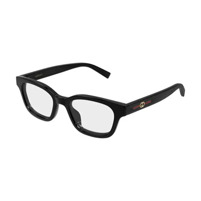 Gucci Gg Mini Eyeglasses With Clear Demo Lens In Black