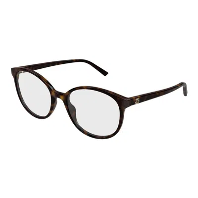 Gucci Gg Mini-style Clear Demo Lenses Eyeglasses In Black