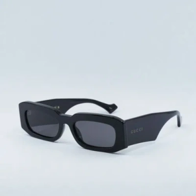 Pre-owned Gucci Gg1426s 001 Black/grey 54-19-145 Sunglasses In Gray