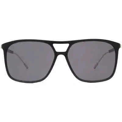 Pre-owned Gucci Grey Pilot Men's Sunglasses Gg1270s 001 60 Gg1270s 001 60 In Gray
