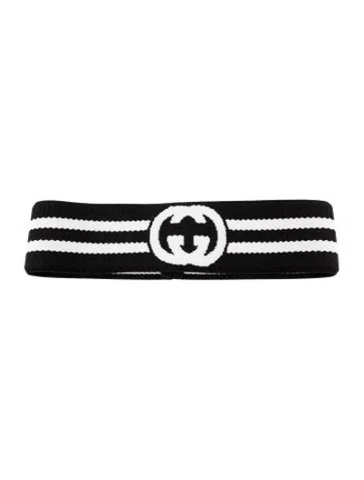 Pre-owned Gucci Hair Band In Black