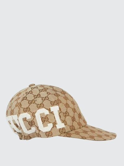 Pre-owned Gucci Hat Men Beige