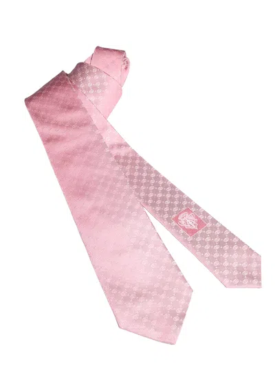 Gucci Interlocking G Silk Jacquard Tie In Navy