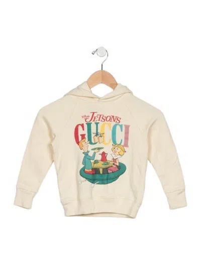 Pre-owned Gucci Kids Boys' Graphic Print Sweatshirt In Neutrals