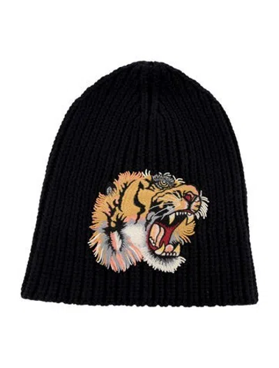 Pre-owned Gucci Knitted Beanie W/tags In Blue