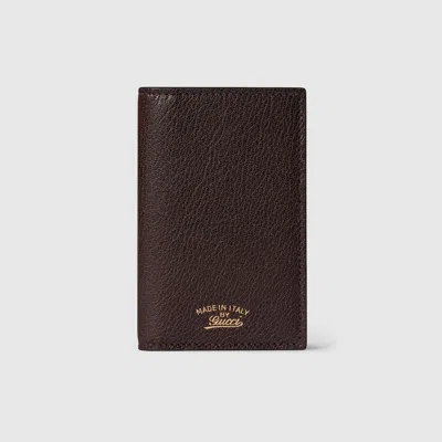 Gucci Lira Card Case In Orange