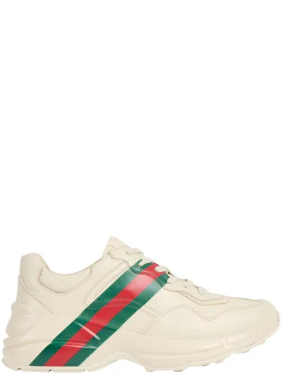 Gucci Low-top Leather Sneaker In White
