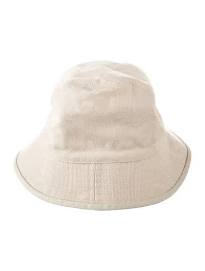 Pre-owned Gucci Patten Bucket Hat In Neutrals