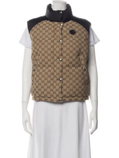 Pre-owned Gucci Patterned Vest In Neutrals
