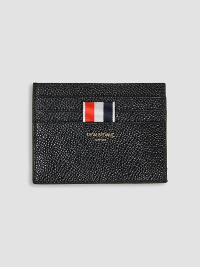 Gucci Pebble-grain Leather Card Holder In Black