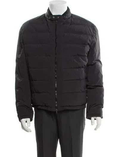 Pre-owned Gucci Puffer Coat In Black