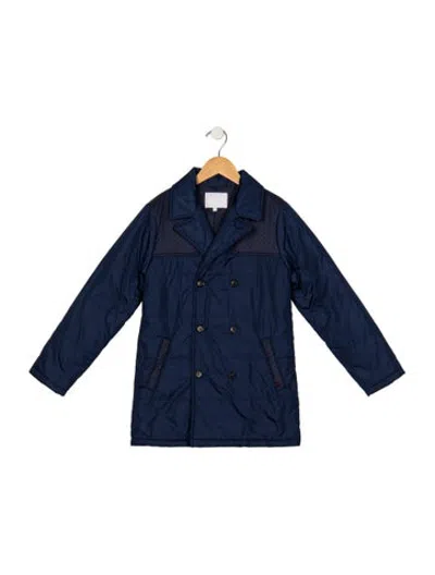 Pre-owned Gucci Kids' Puffer Coat In Blue