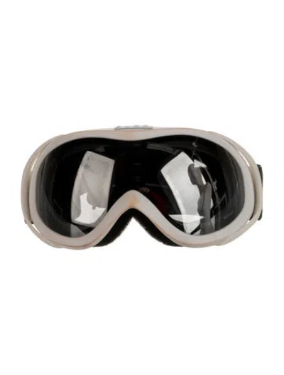 Pre-owned Gucci Ski Goggles In White
