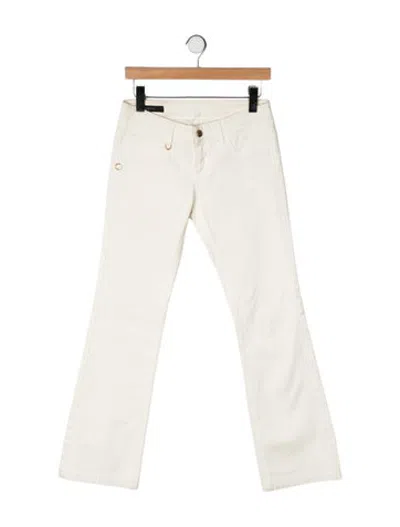 Pre-owned Gucci Vintage Flared Jeans In Neutrals